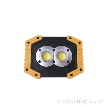 Wason bền không thấm nước linh hoạt không dây le di động LED LED LIGHT LIGHT có thể sạc lại với tay cầm xoay và ngân hàng điện